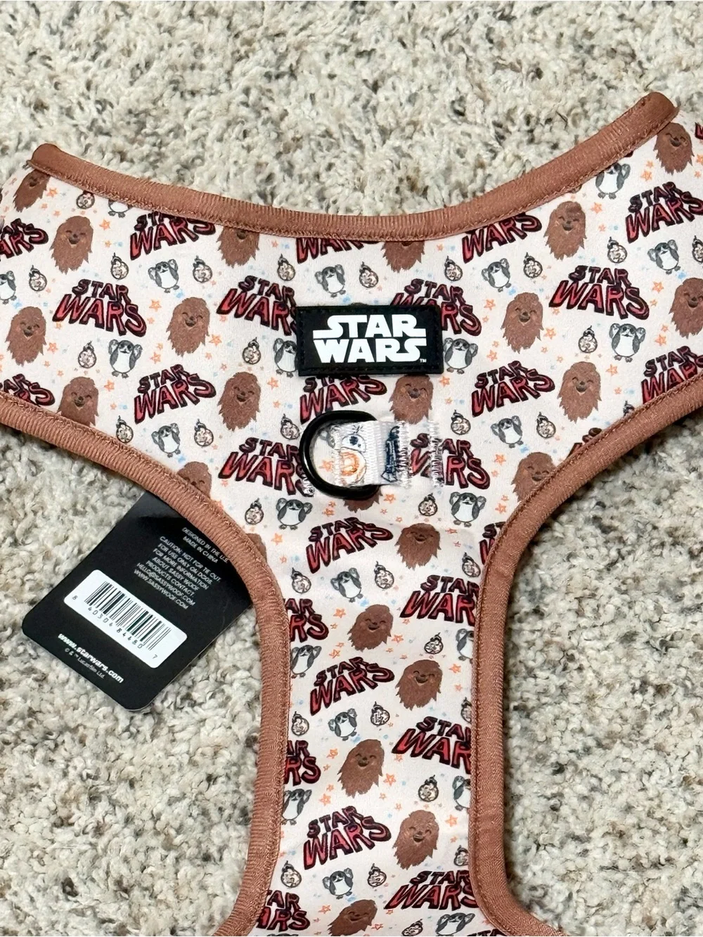 Star Wars™ The Rebel Alliance adjustable dog harness from Sassy Woof XXL